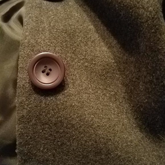 Harvé Bernard Wool Grey Mid-waist Jacket - Picture 10 of 11